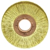 Weiler 2" Dia Crimped Wire Wheel, .005" Brass Fill, 1/2" Arbor Hole 29059